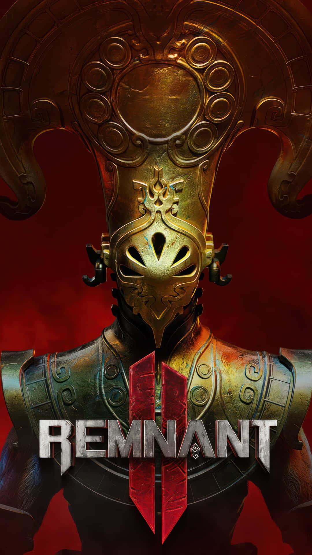 Remnant 2, golden armored figure, ornate helmet, Full HD Phone Wallpaper