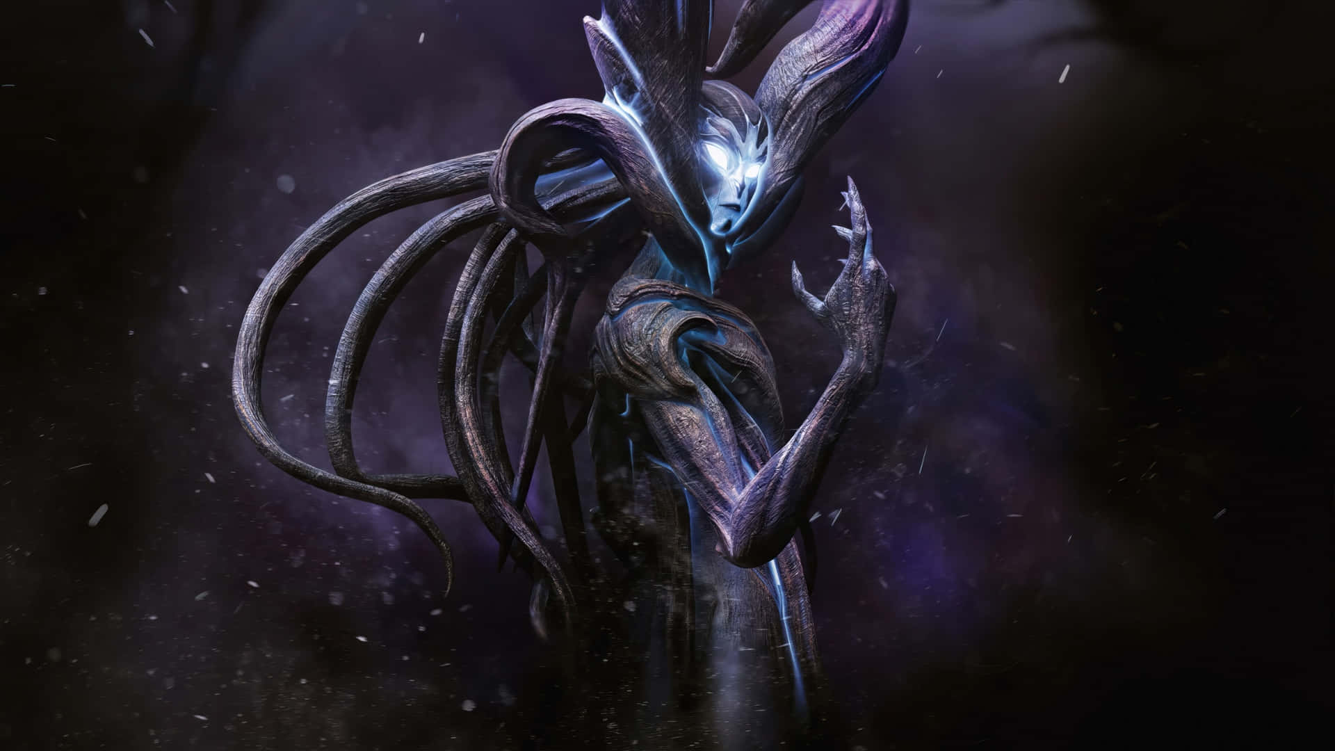 Remnant 2, cosmic entity, glowing blue eyes, Full HD Desktop Wallpaper