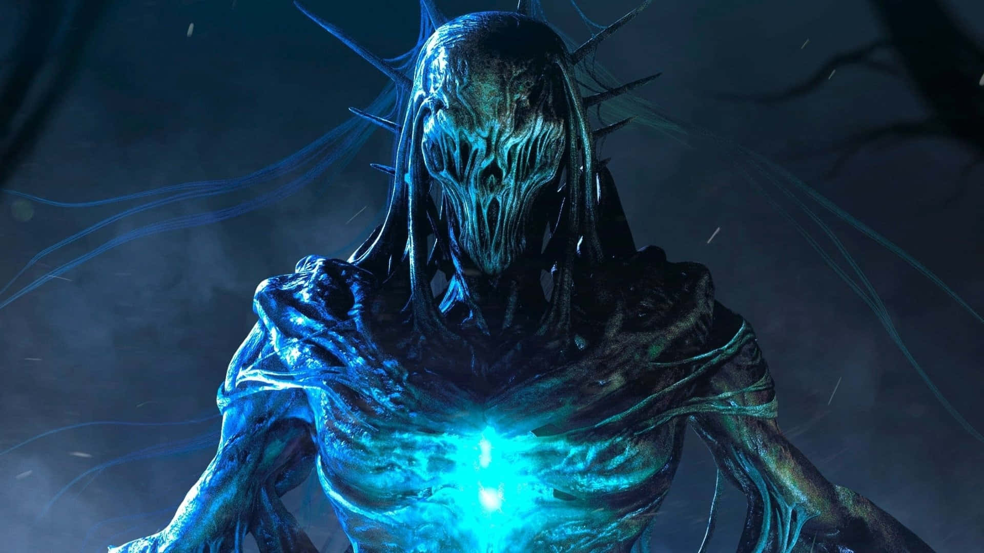 Remnant 2, corrupted entity, blue glowing, Full HD Desktop Wallpaper