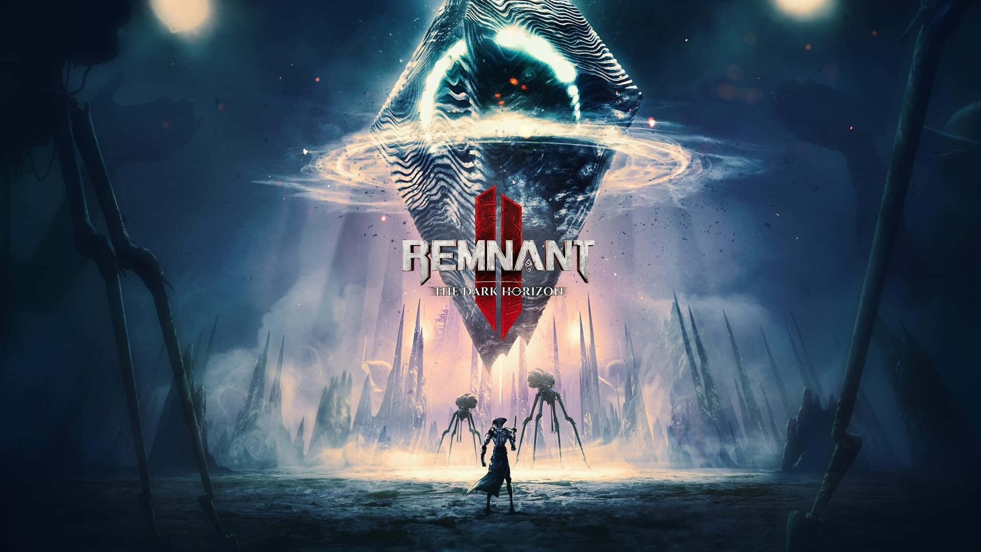Remnant 2, epic boss encounter, glowing alien monolith, Full HD Desktop Wallpaper