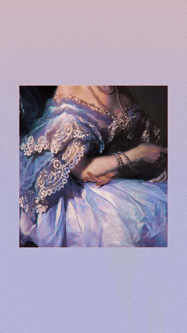 Renaissance Aesthetic, purple gown, blue gown, HD Phone Wallpaper