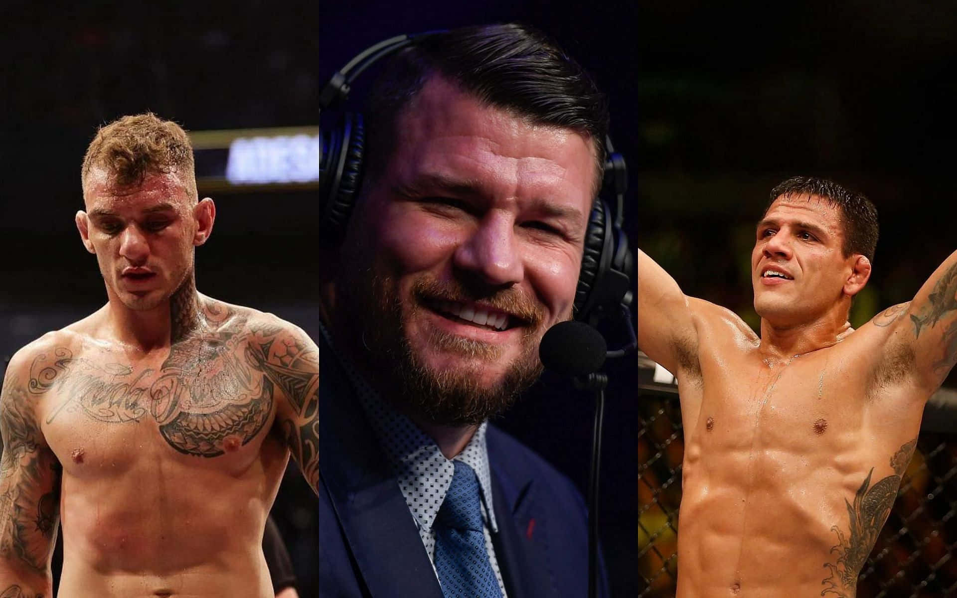 Renato Moicano, mixed martial arts setting, commentator, Full HD Desktop Wallpaper