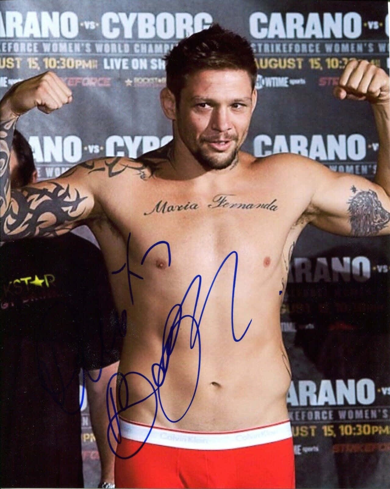 Renato Sobral, 2009 Weigh-in Event, muscular tattooed fighter, HD Phone Wallpaper
