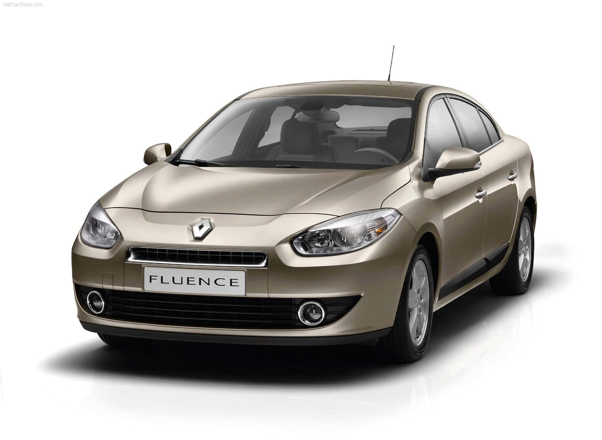 Renault Fluence, gold, studio shot, HD Desktop Wallpaper