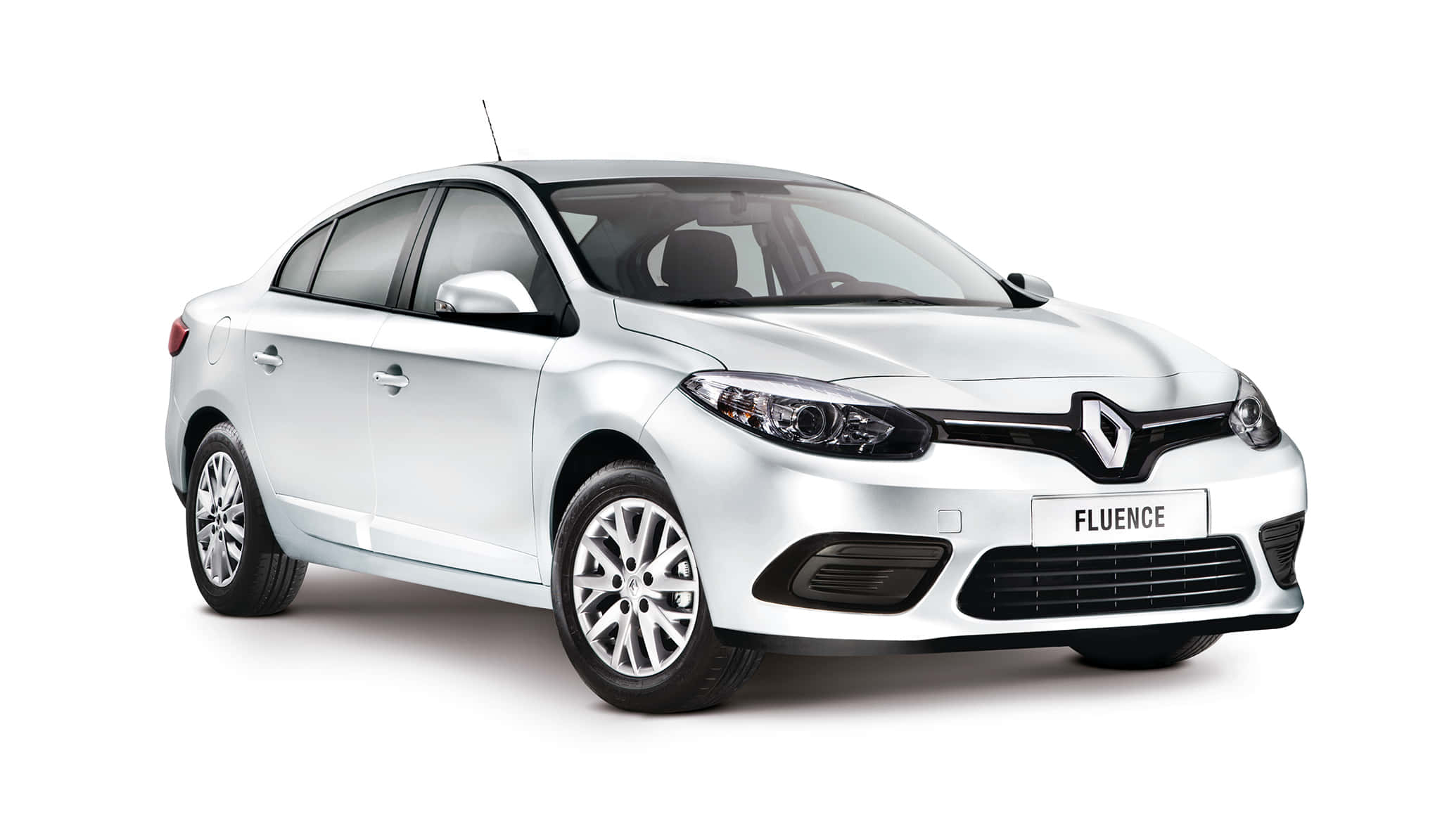 Renault Fluence, silver, sedan, Full HD Desktop Wallpaper