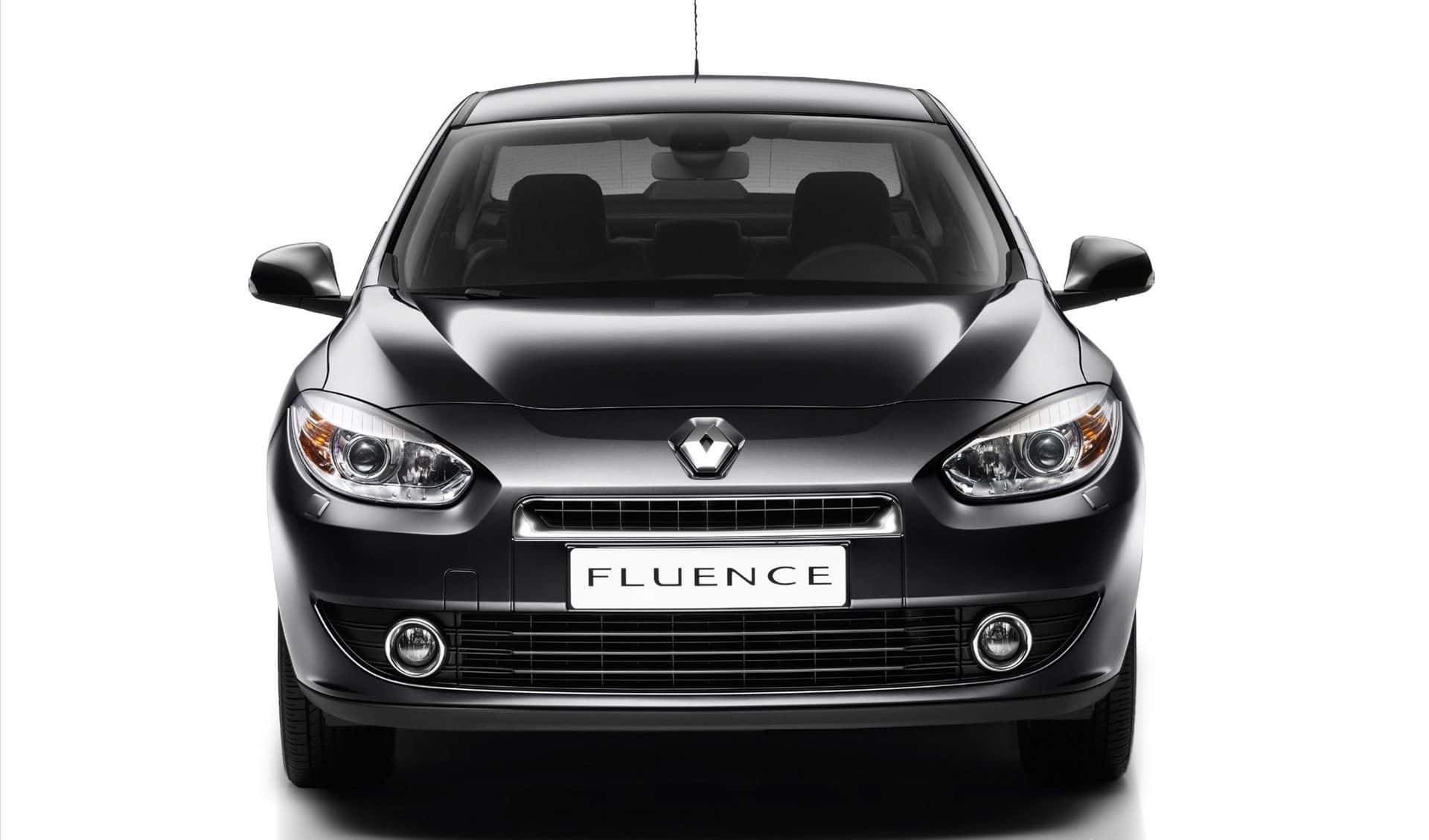 Renault Fluence, black, front view, Full HD Desktop Wallpaper