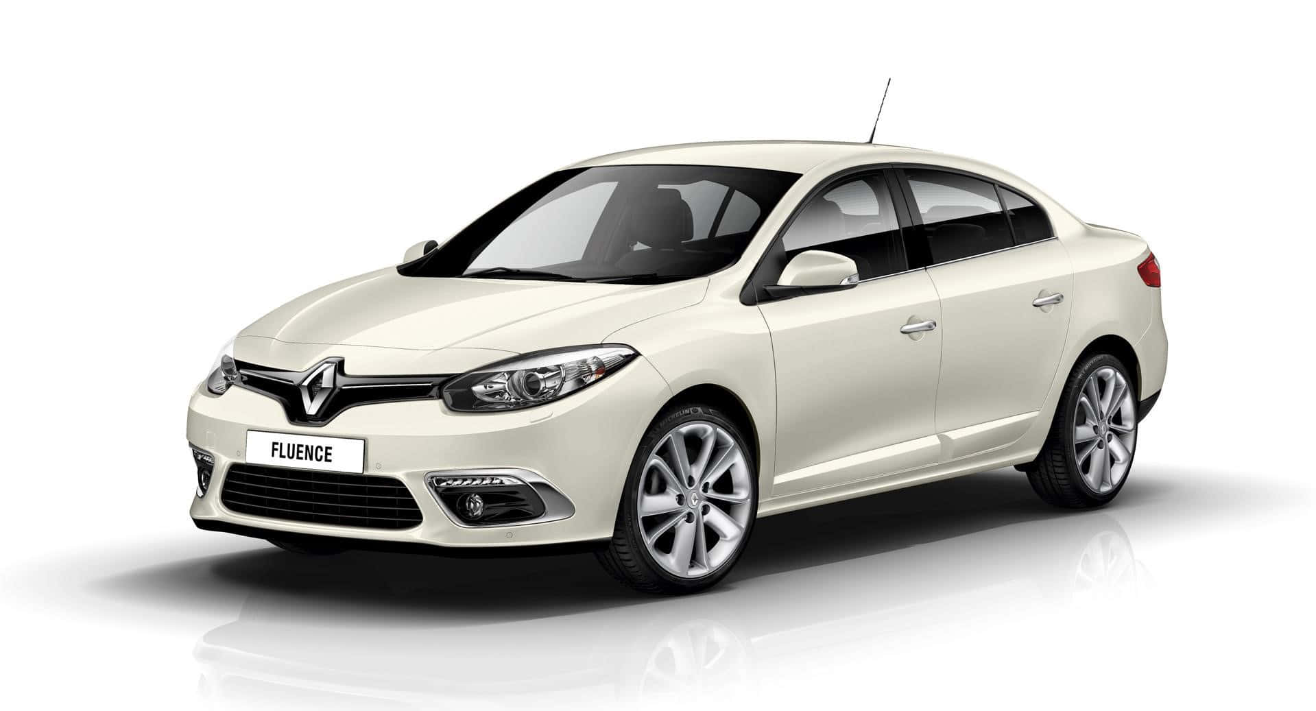 Renault Fluence, cream, silver, HD Desktop Wallpaper