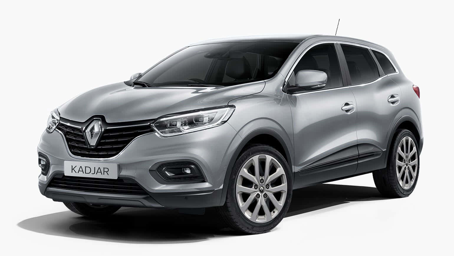 Renault Kadjar, silver, three quarter view, HD Desktop Wallpaper