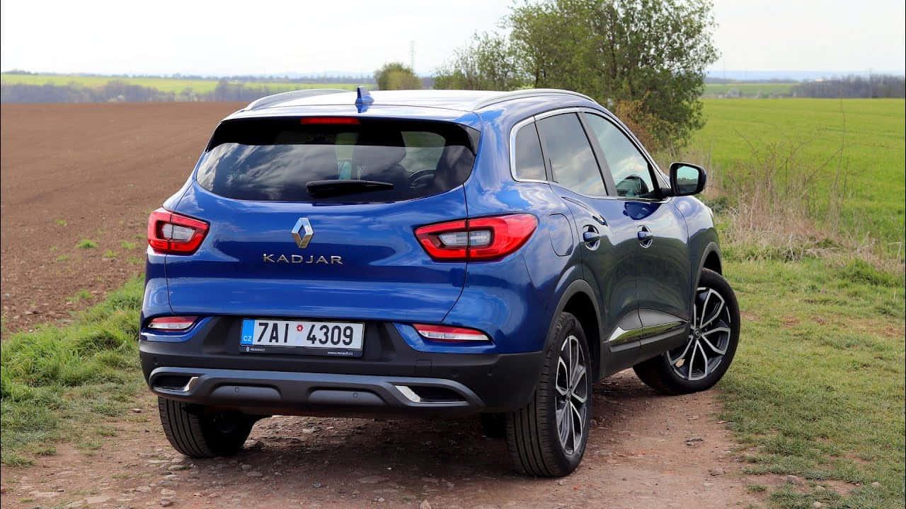 Renault Kadjar, blue, rear view, HD Desktop Wallpaper