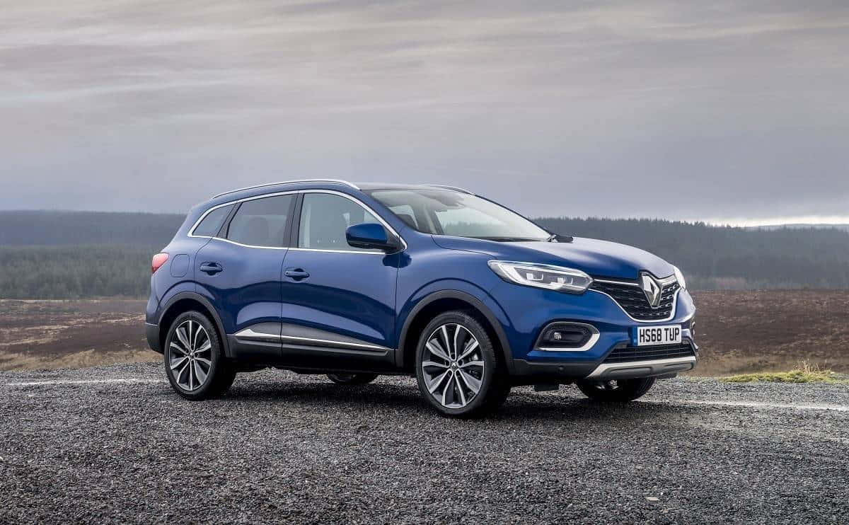 Renault Kadjar, blue, crossover SUV, SD Desktop Wallpaper