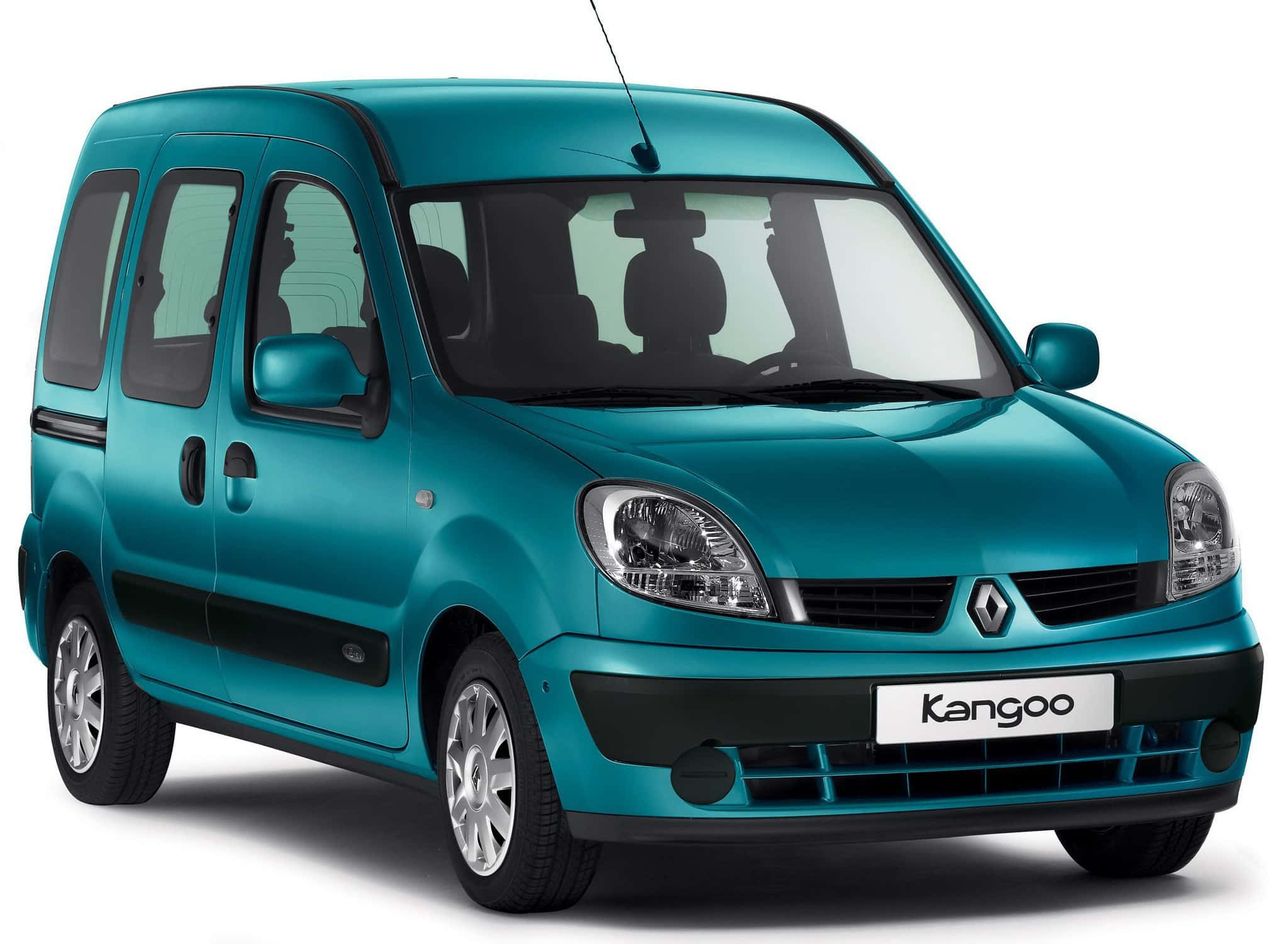 Renault Kangoo, teal, studio lighting, Full HD Desktop Wallpaper