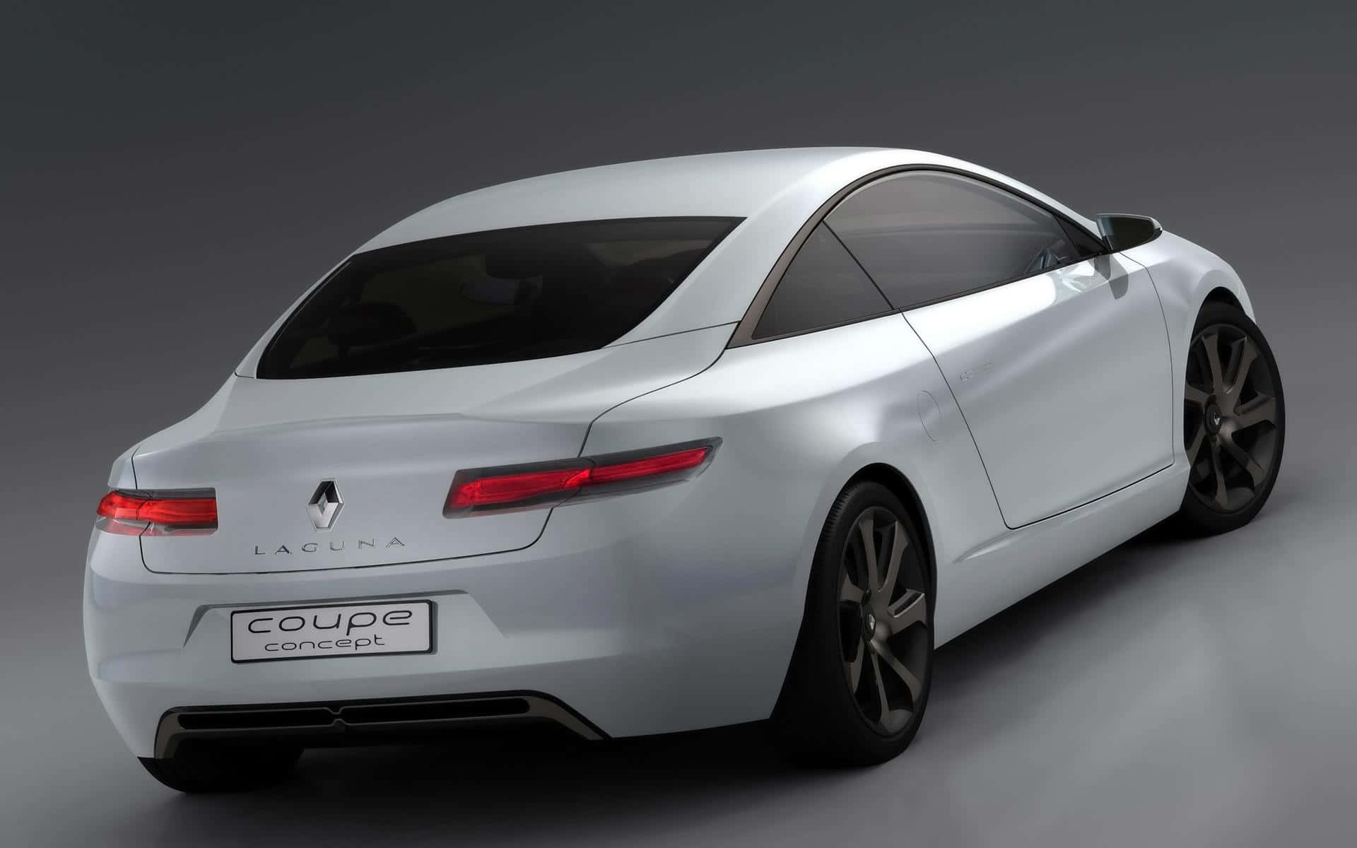 Renault Laguna, Coupe concept car, silver, Full HD Desktop Wallpaper