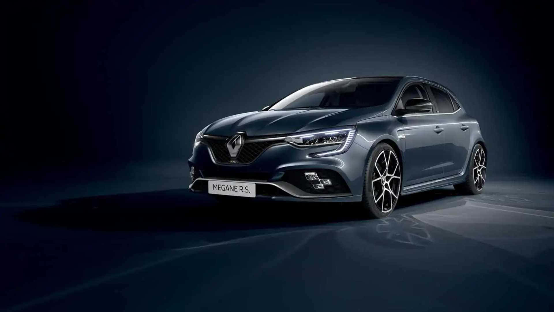Renault Megane R.S., dark blue, sleek, Full HD Desktop Wallpaper