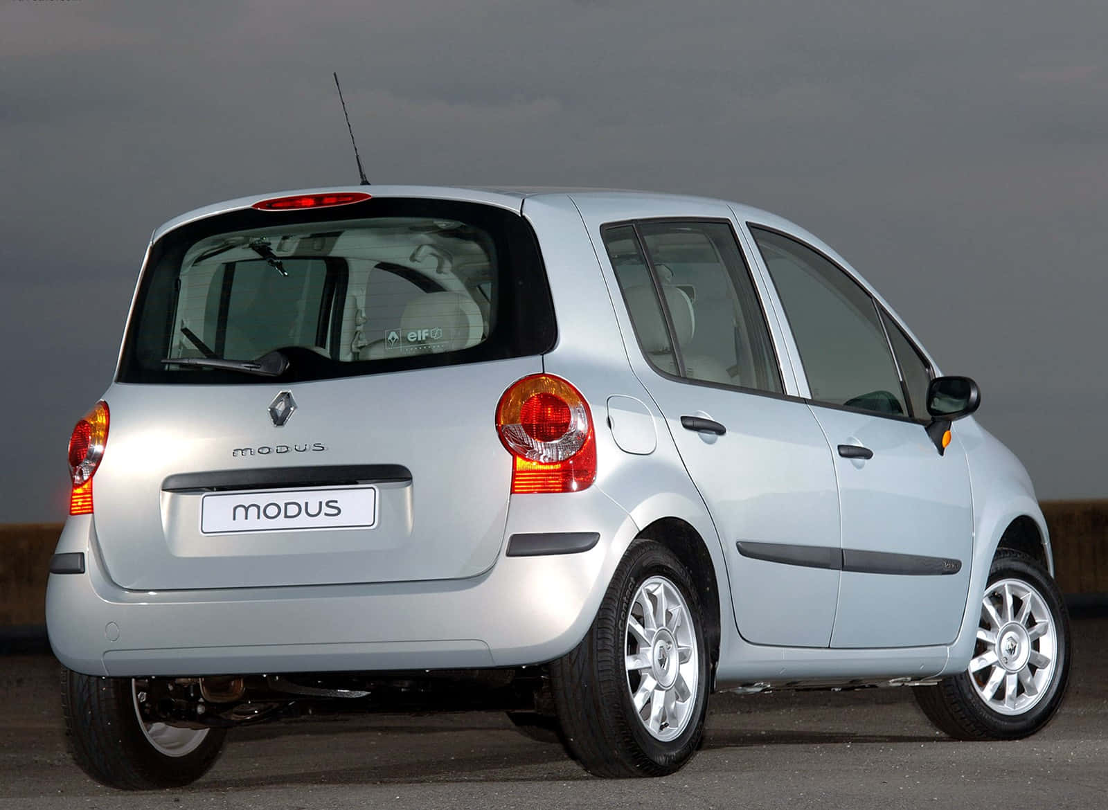 Renault Modus, 1600, silver, HD Desktop Wallpaper