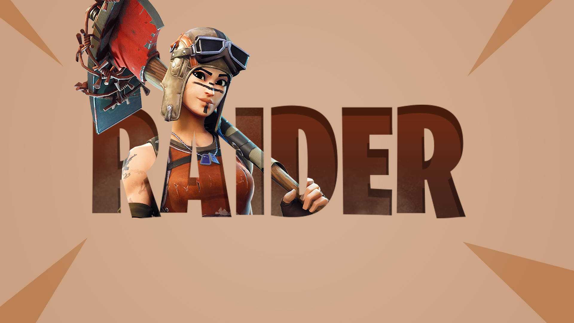 Renegade Raider, Fortnite, goggles, Full HD Desktop Wallpaper