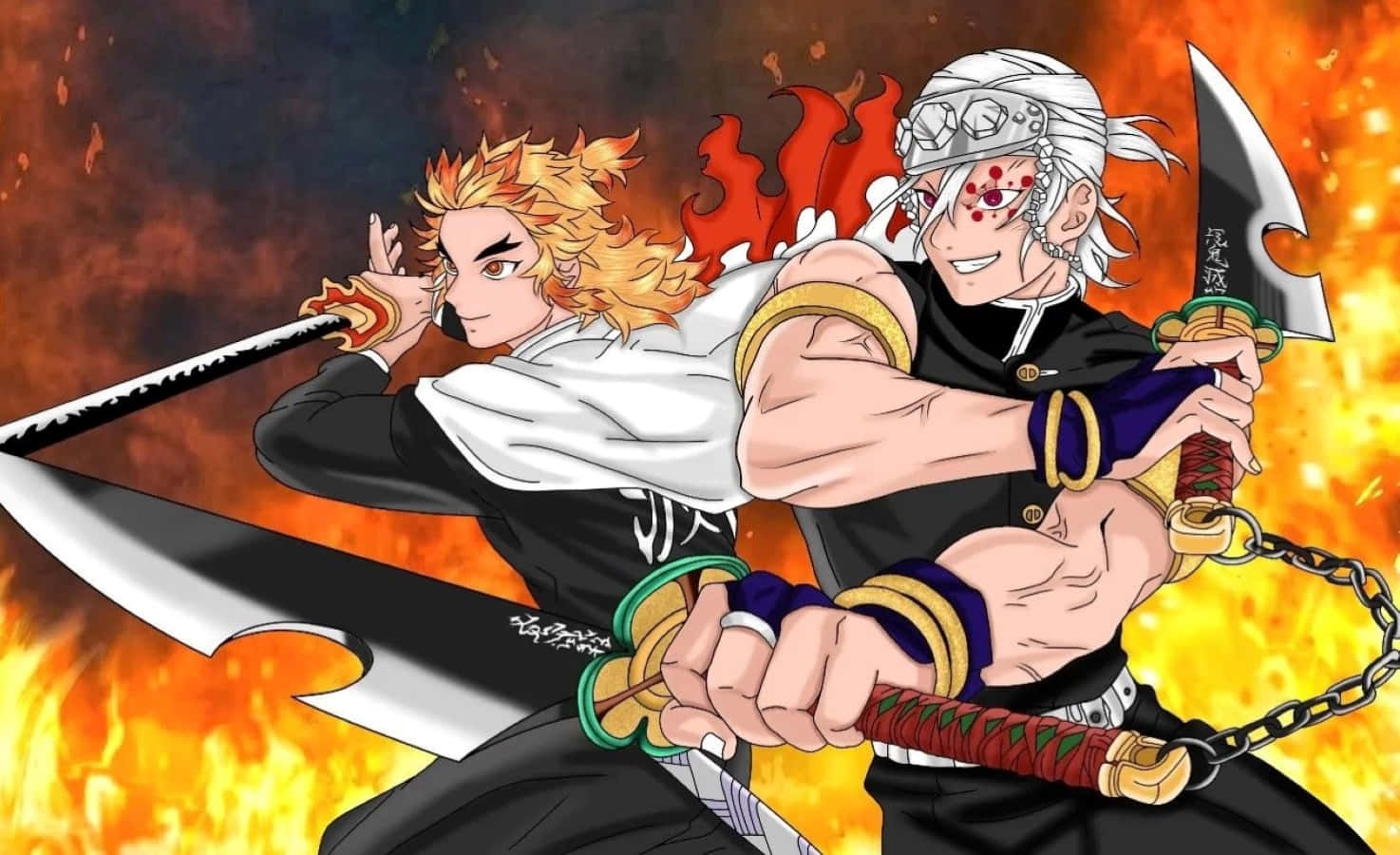 Rengoku, Tengen, anime warriors, HD Desktop Wallpaper