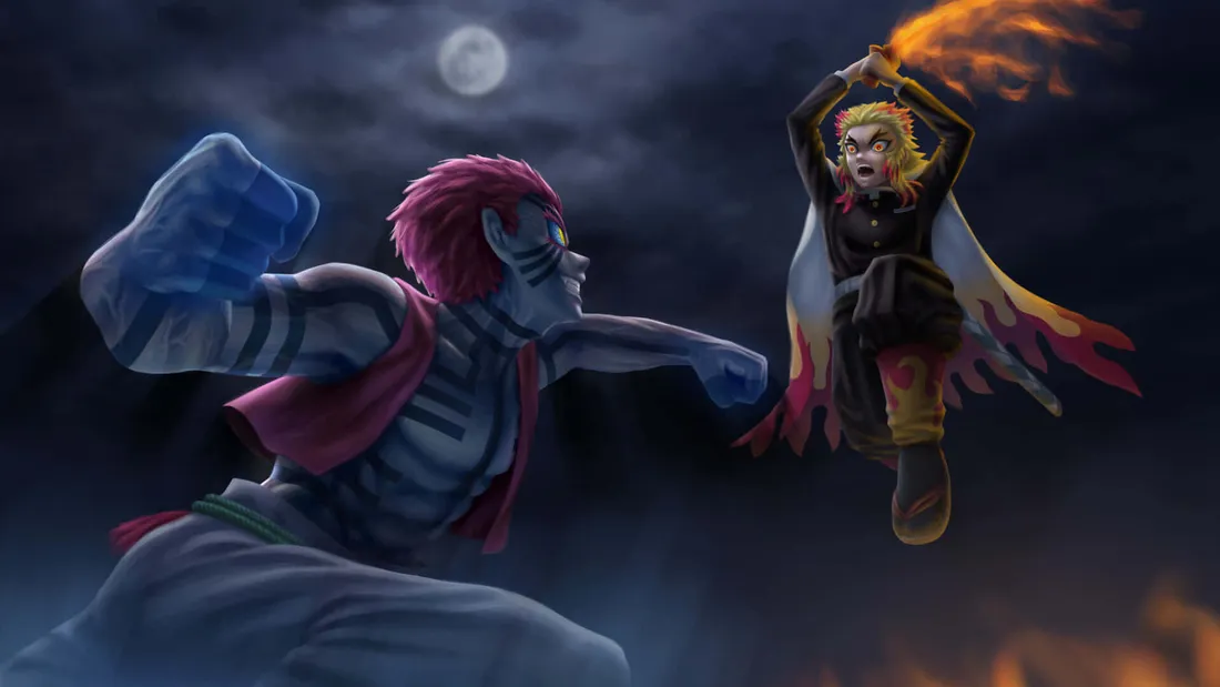 Rengoku Vs Akaza