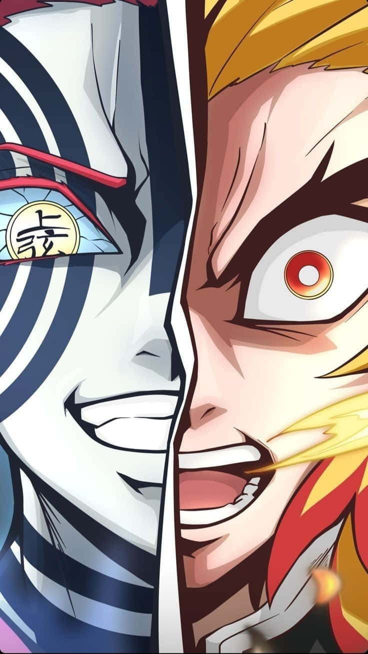 Rengoku, Akaza, masked character, HD Phone Wallpaper