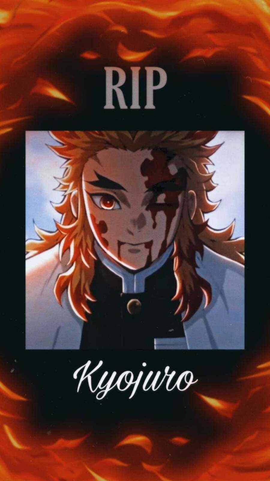 Rengoku, flames, fiery orange hair, HD Phone Wallpaper