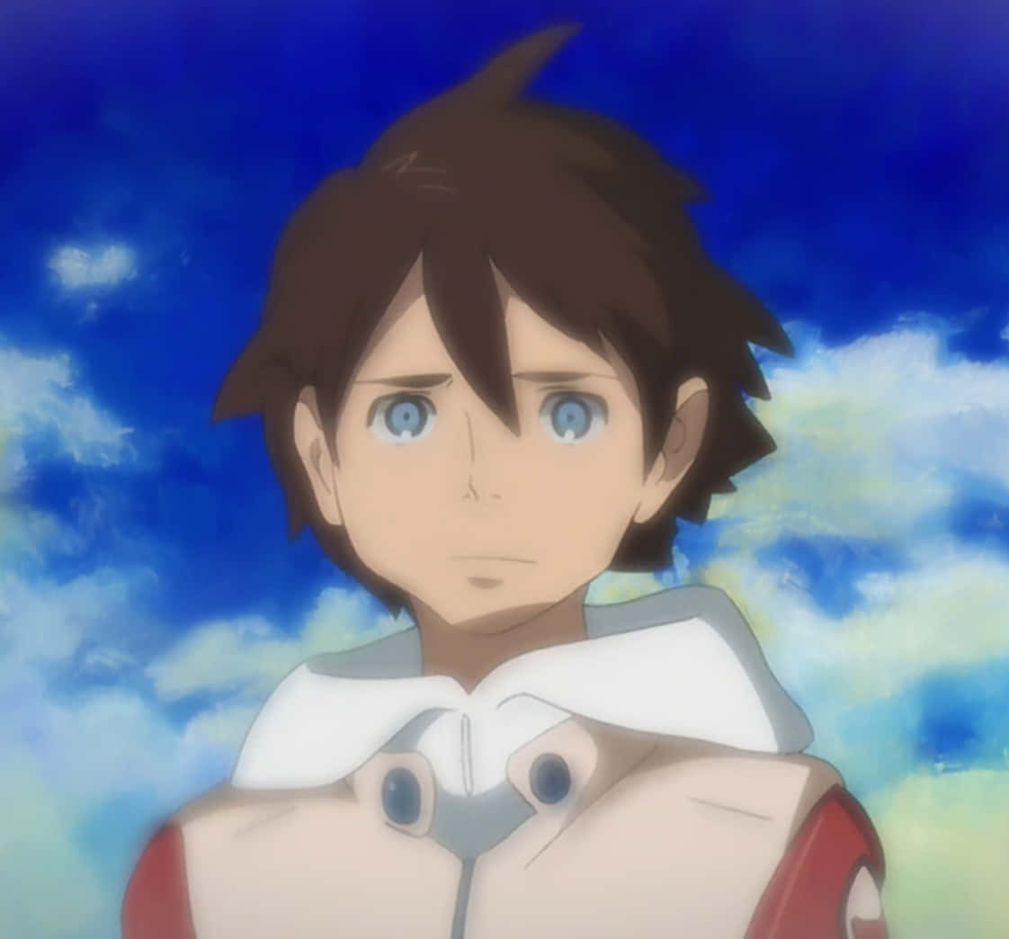 Renton Thurston, anime portrait, brown hair, SD Desktop Wallpaper