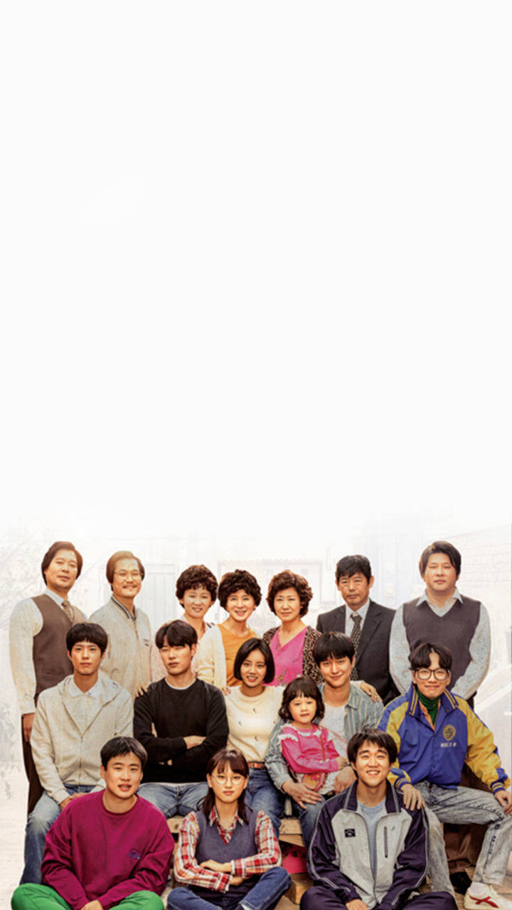 Reply 1988, family, studio portrait, HD Phone Wallpaper