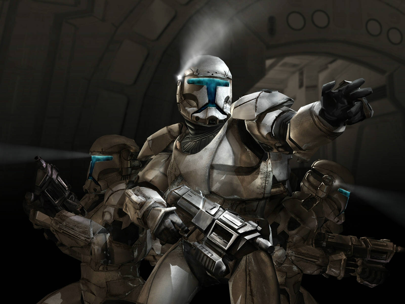 Republic Commando, clone troopers, silver armor, HD Desktop Wallpaper