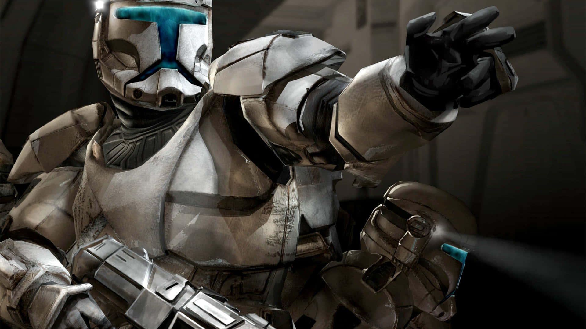 Republic Commando, clone trooper, silver armor, Full HD Desktop Wallpaper