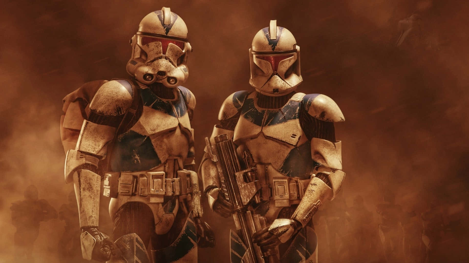 Republic Commando, clone troopers, dusty haze, Full HD Desktop Wallpaper