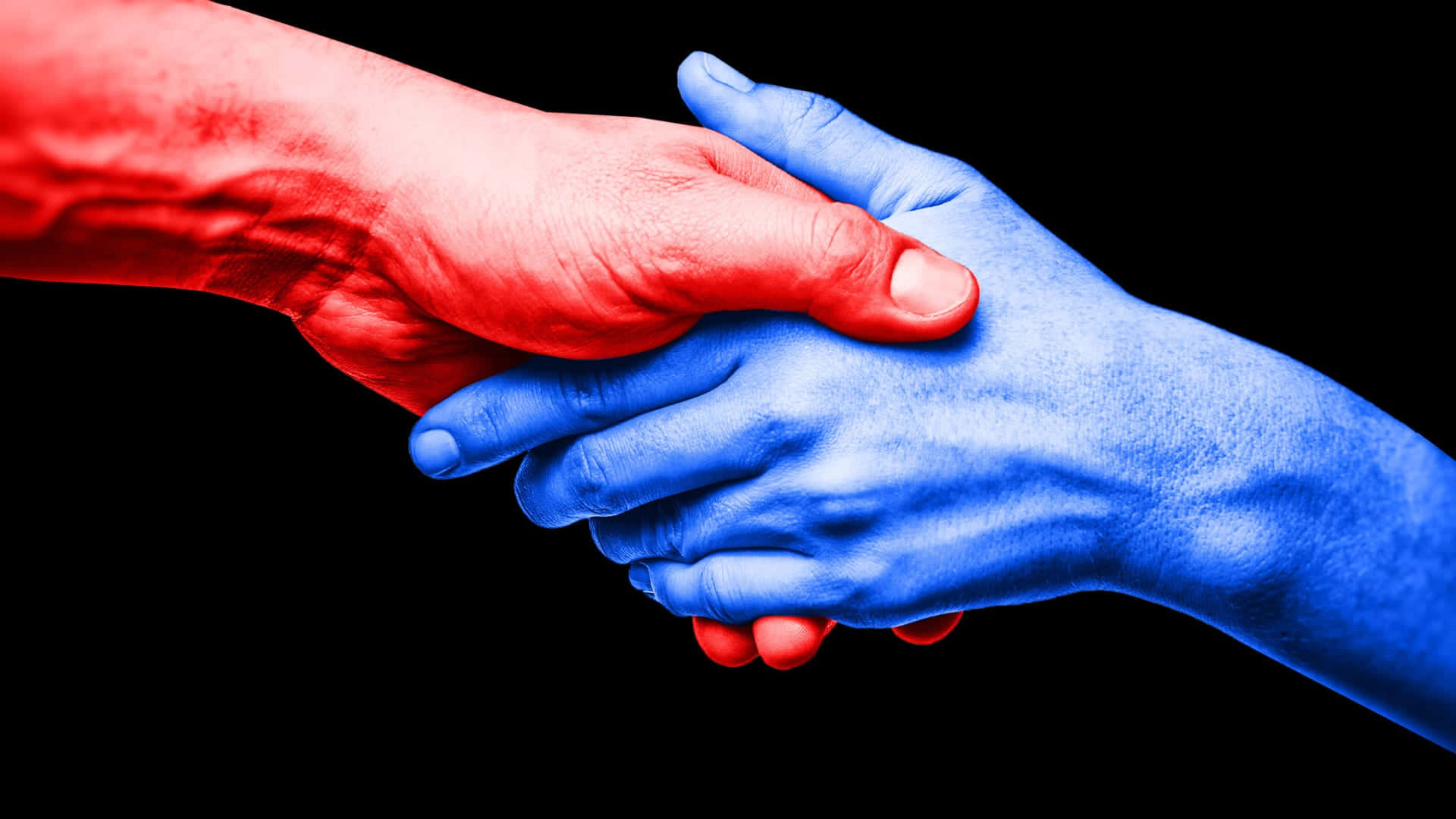 Republican, Democratic, red hand, Full HD Desktop Wallpaper