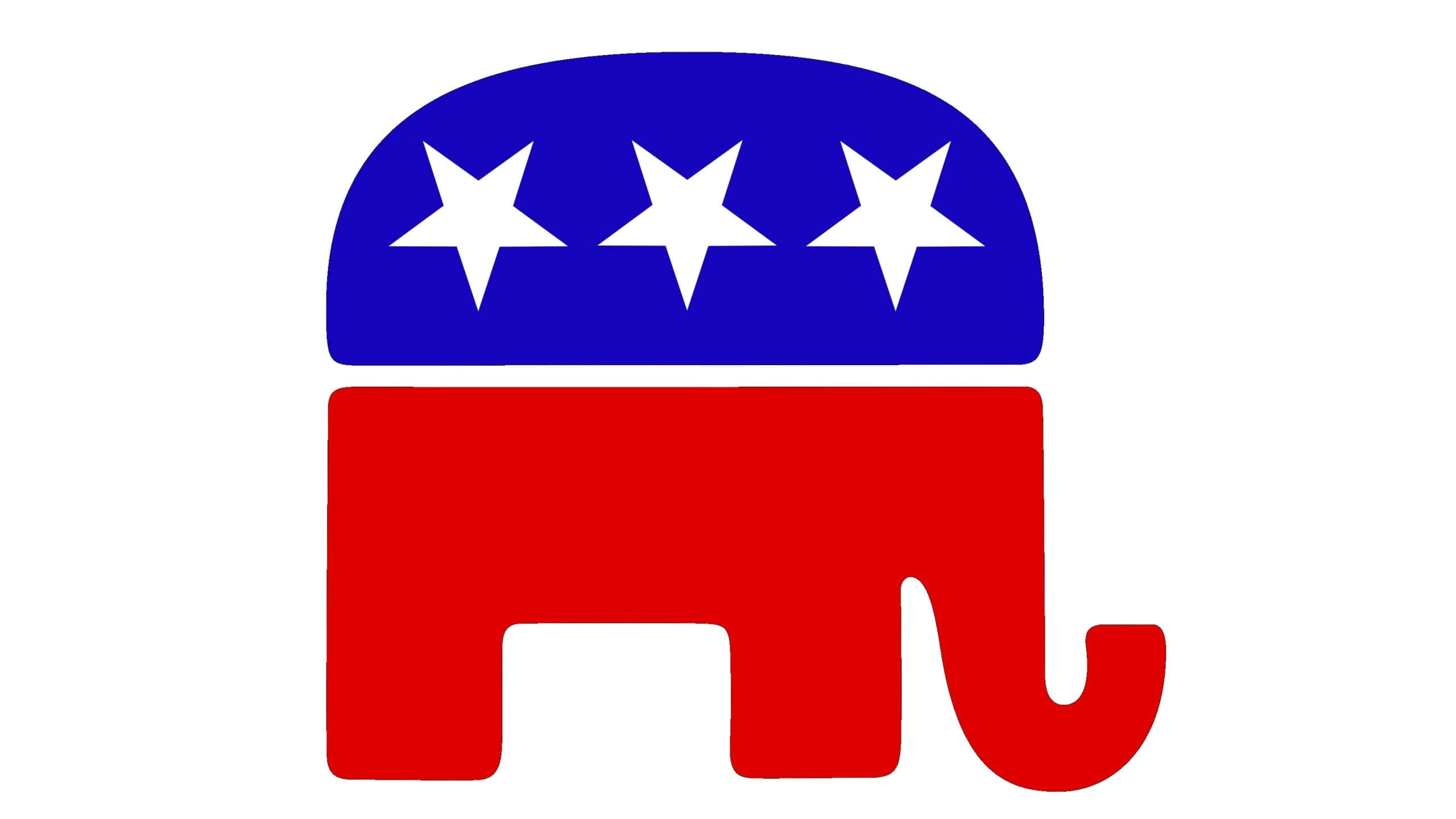 Republican, elephant, red, 2K Desktop Wallpaper