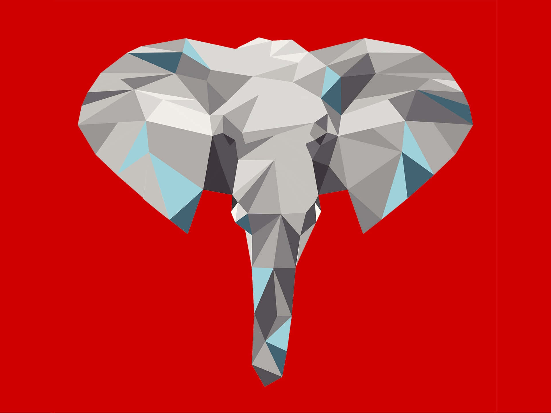 Republican, elephant, gray, Full HD Desktop Wallpaper
