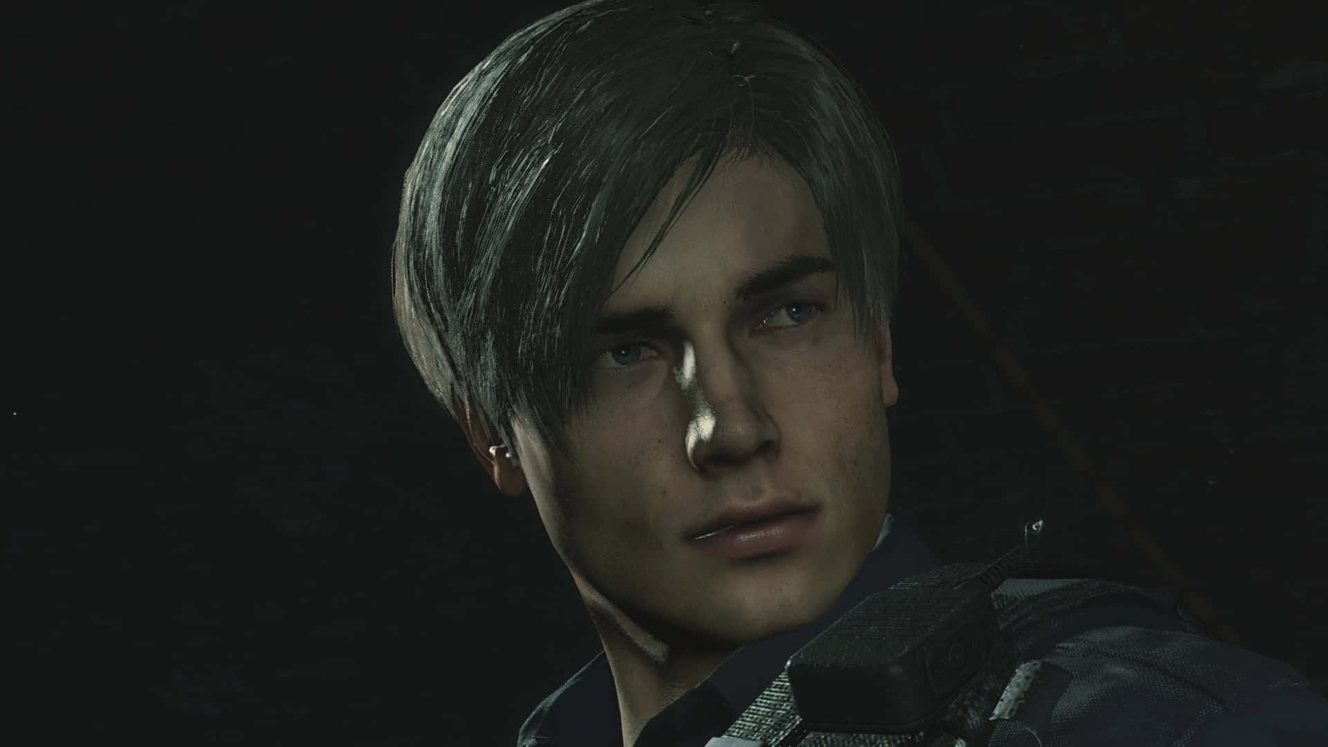 Resident Evil 2 Remake, Leon, dark hair, Full HD Desktop Wallpaper