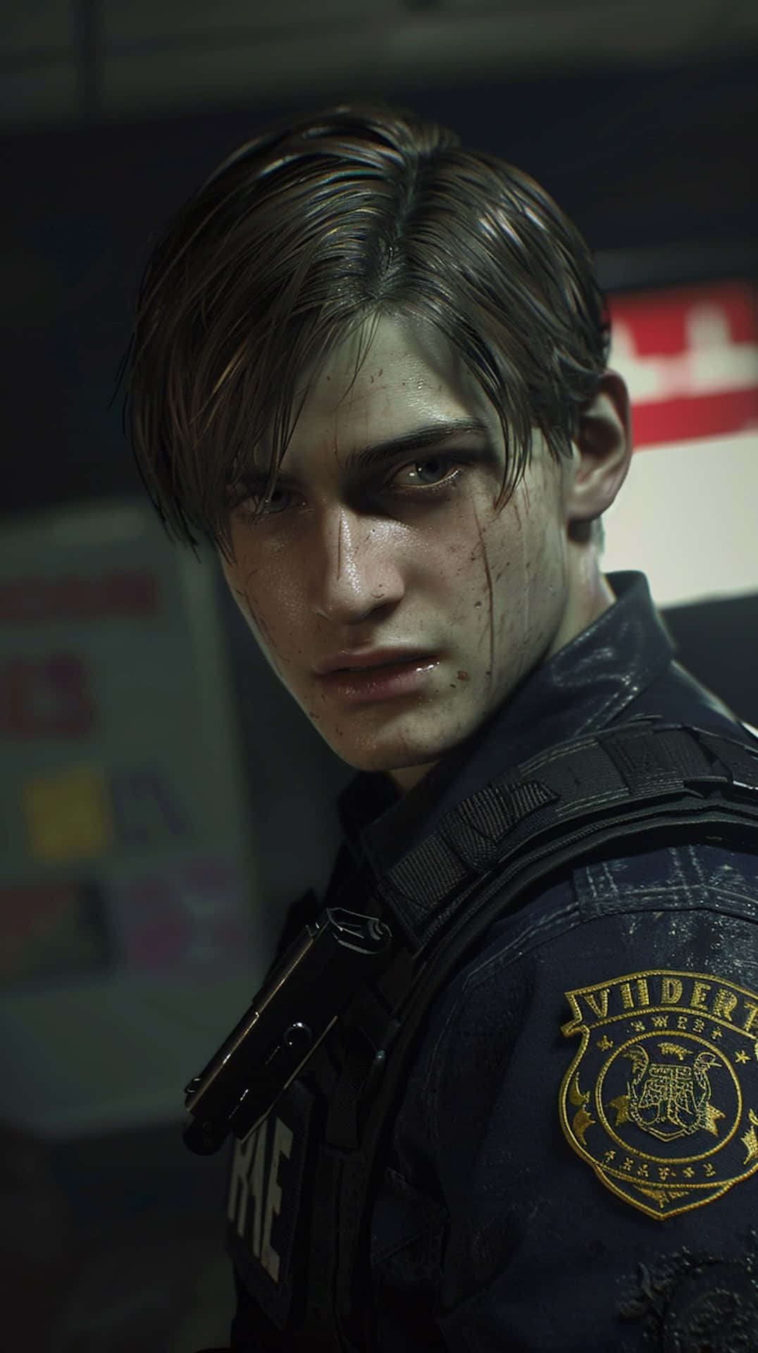 Resident Evil 2 Remake, Leon, tactical vest, Full HD Phone Wallpaper