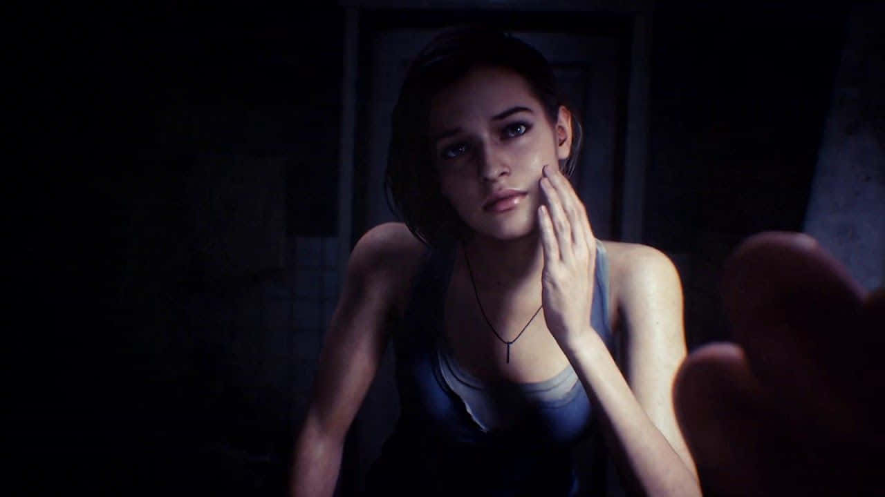 Resident Evil 3 Remake, woman, dimly lit room, HD Desktop Wallpaper