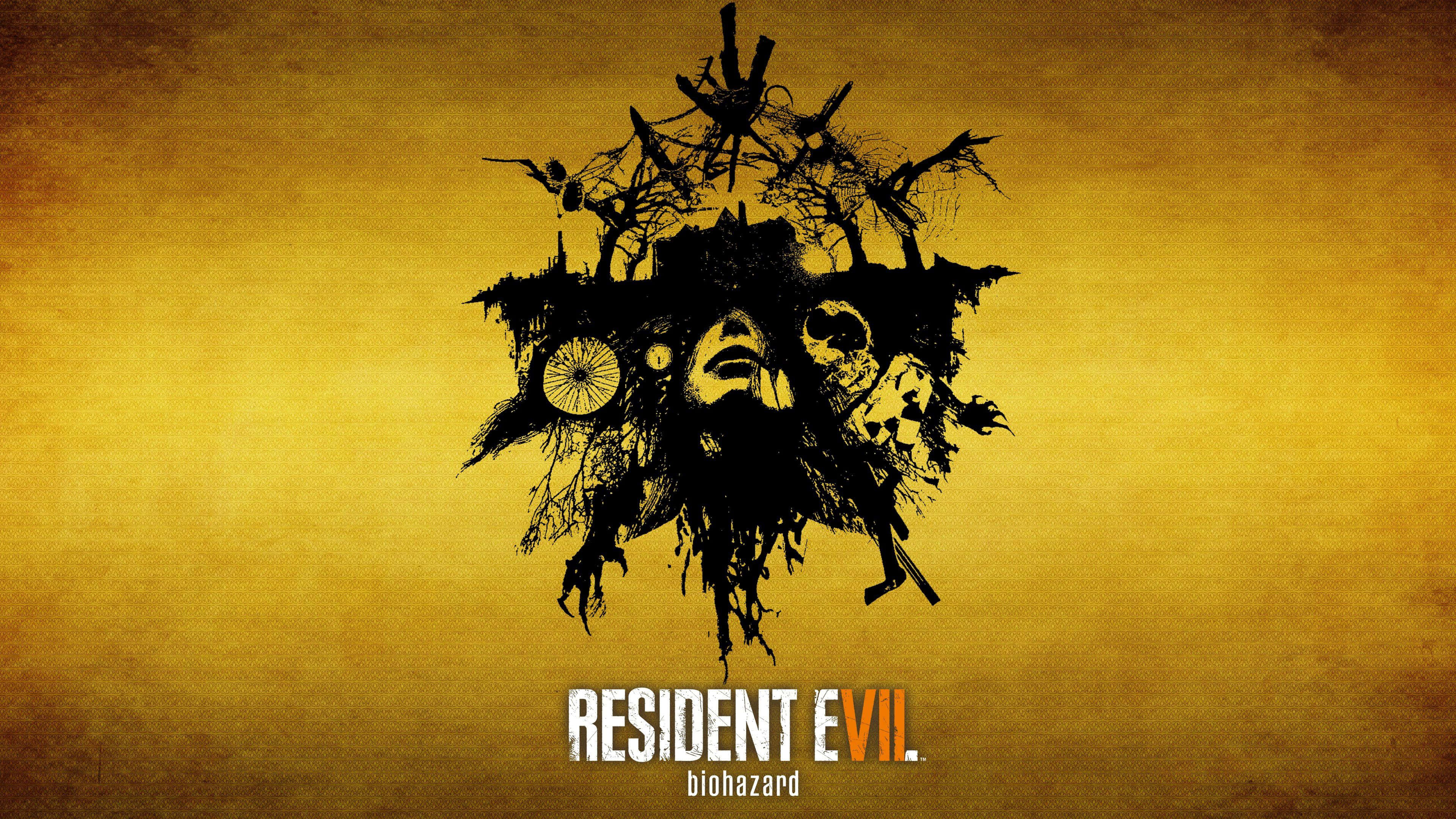 Resident Evil 7, eerie mansion, monstrous creature, 4K Desktop Wallpaper