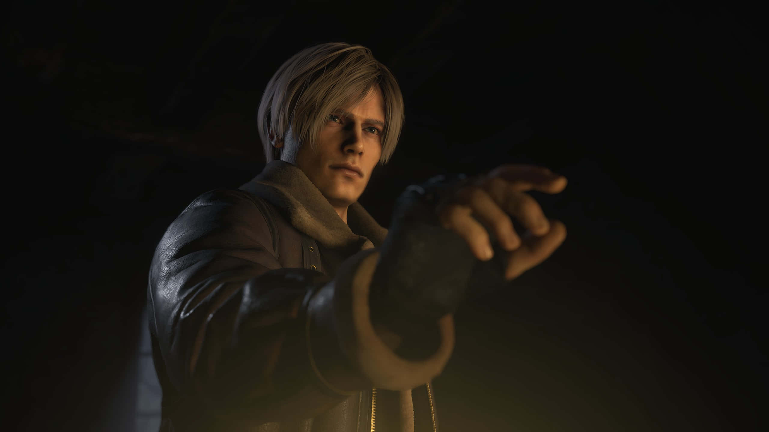 Resident Evil, Resident Evil Characters, leather jacket, 2K Desktop Wallpaper