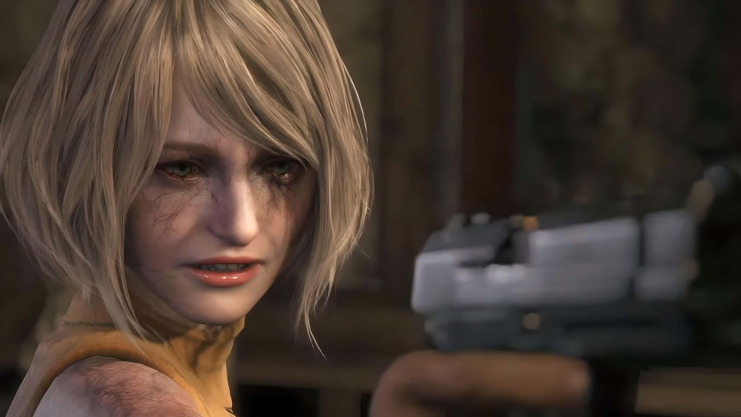 Ashley Graham, Resident Evil, blonde woman, 2K Desktop Wallpaper