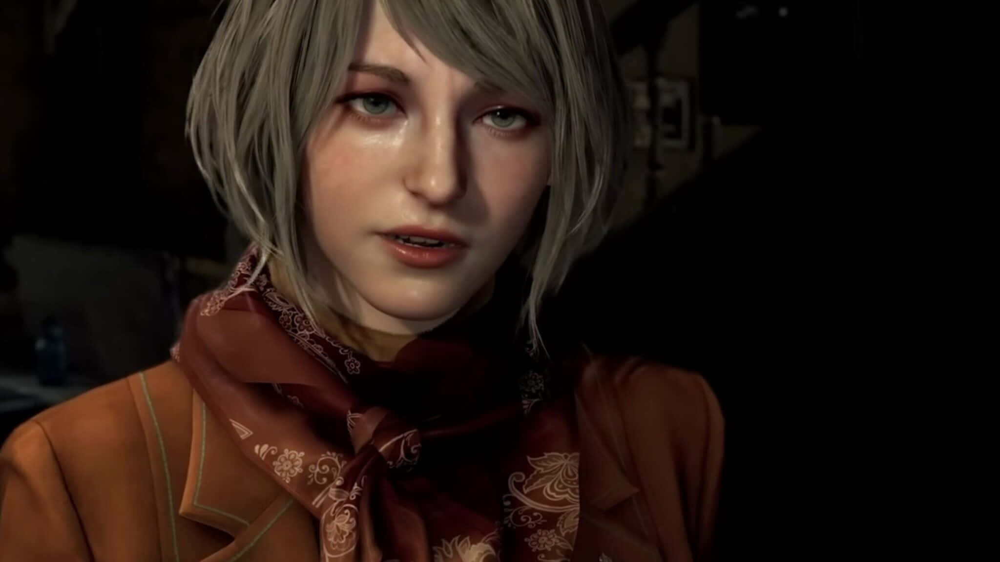 Ashley Graham, Resident Evil, short gray hair, Full HD Desktop Wallpaper
