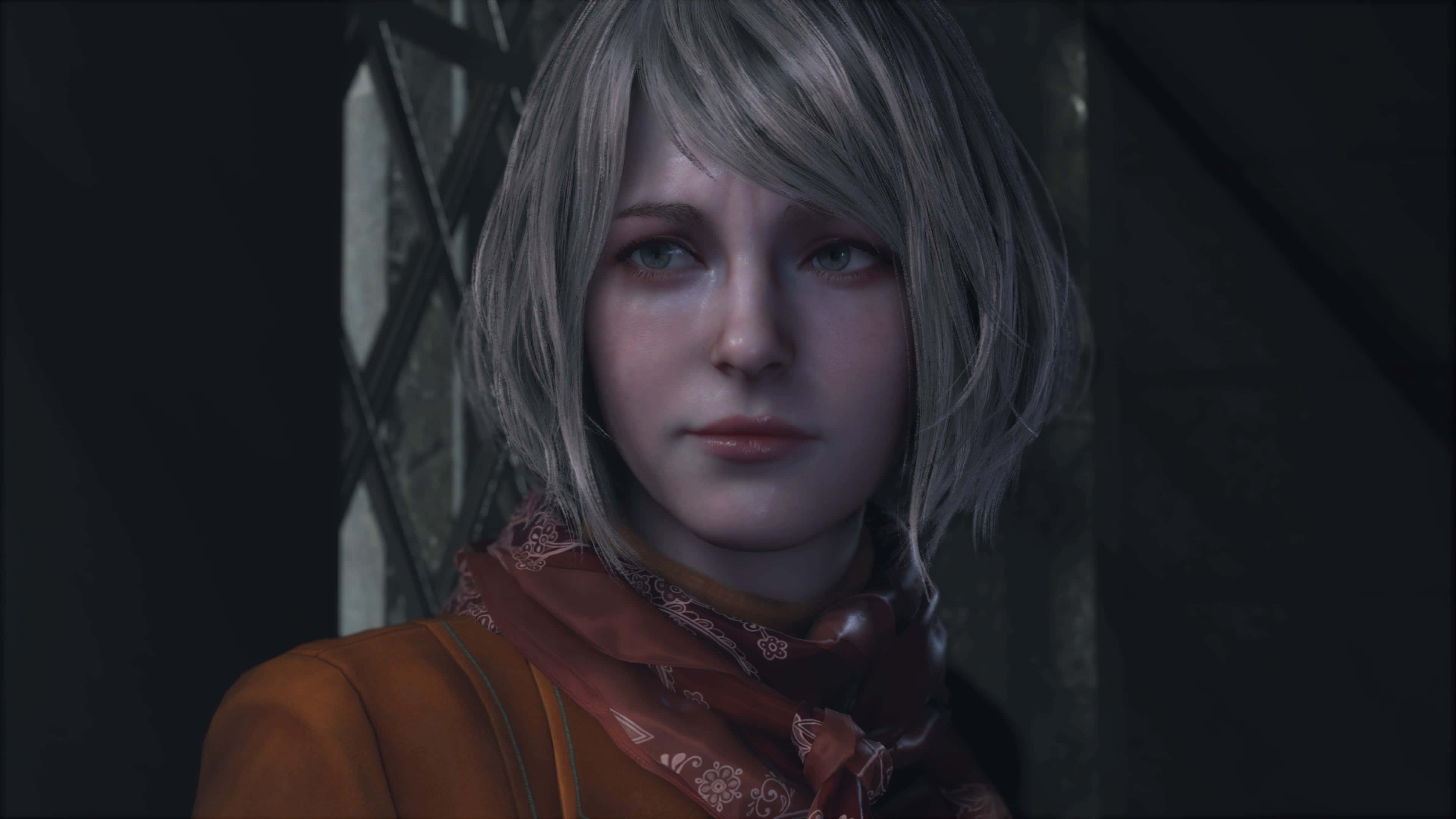 Ashley Graham, Resident Evil, short gray hair, 4K Desktop Wallpaper