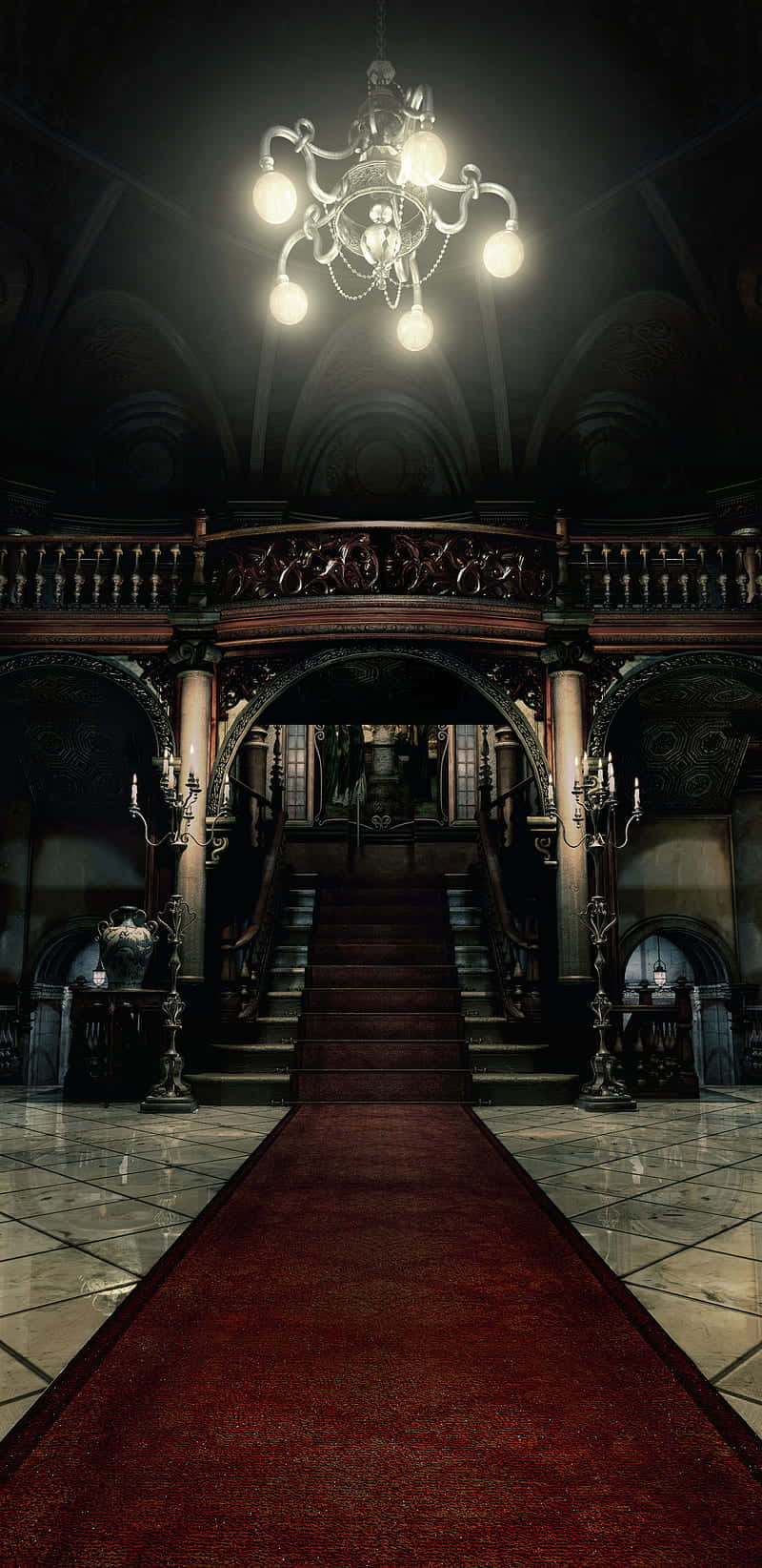 Resident Evil, iPhone, gothic mansion, HD Phone Wallpaper