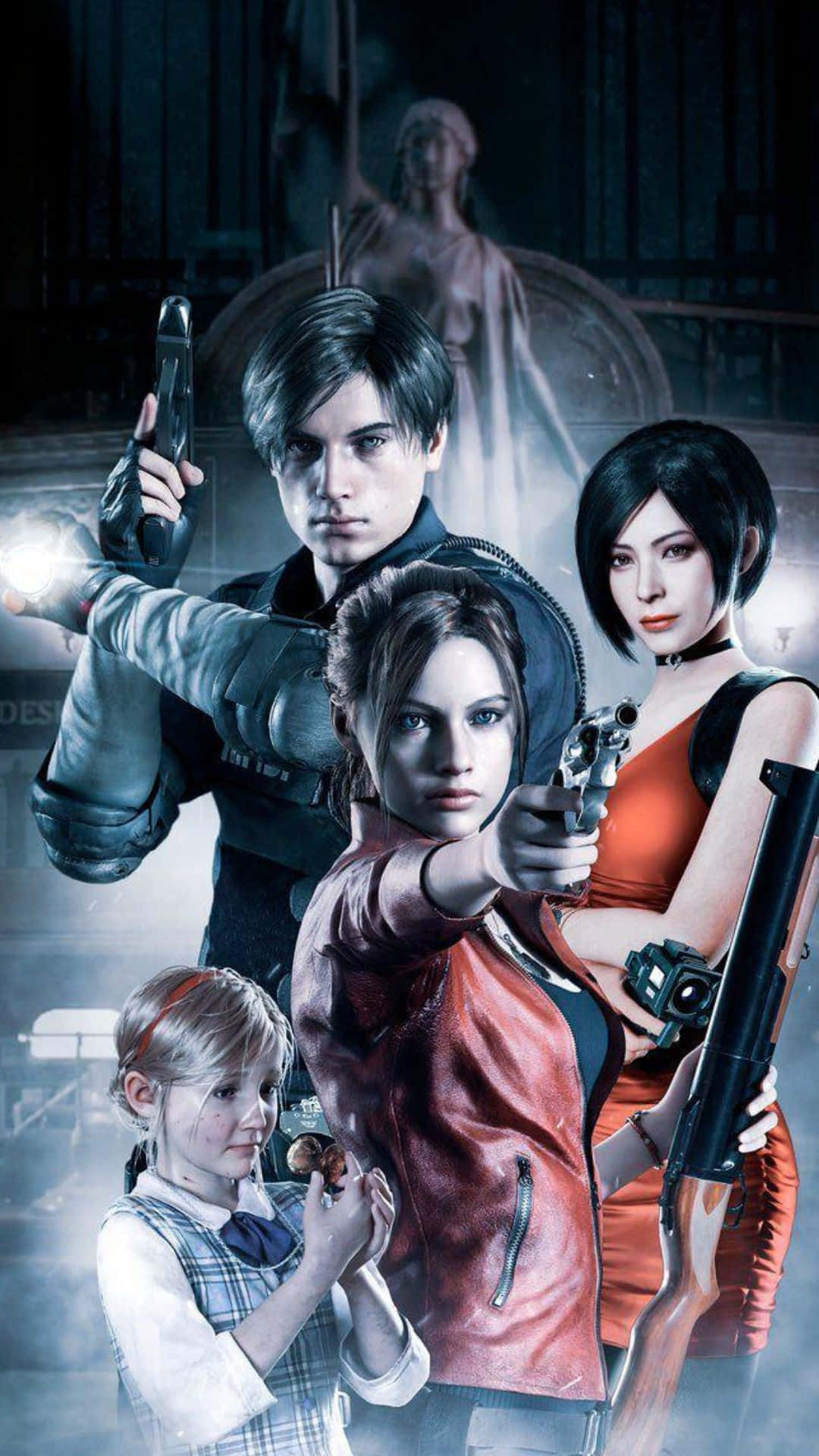 Resident Evil Characters, Resident Evil, dark, Full HD Phone Wallpaper