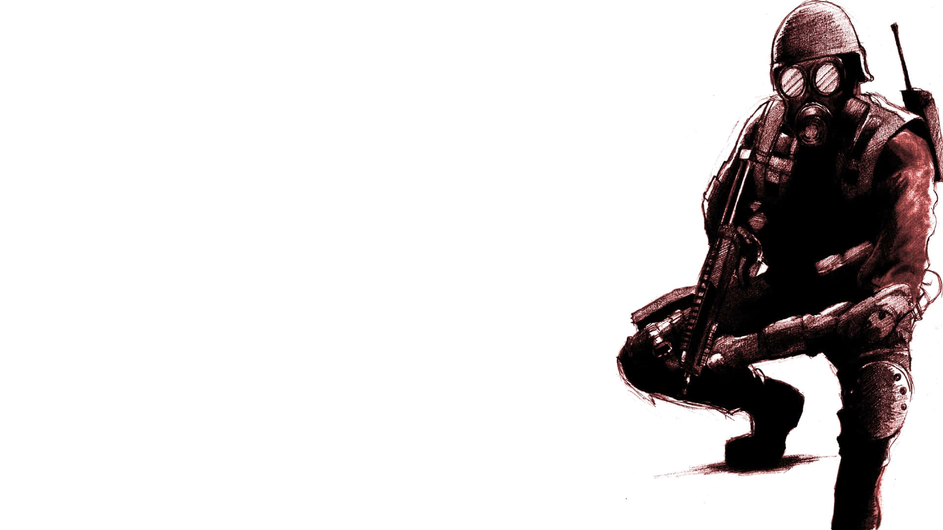 Hunk, Resident Evil, gas mask, Full HD Desktop Wallpaper