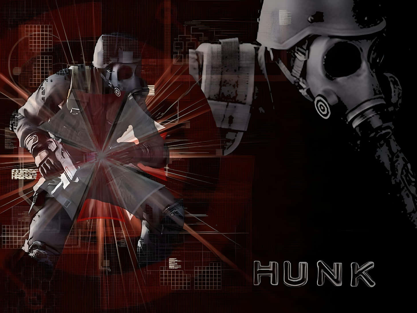 HUNK, Resident Evil, gas mask, HD Desktop Wallpaper