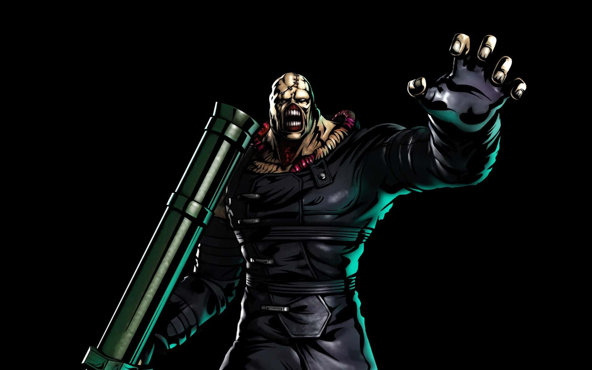 Nemesis, Resident Evil 3, anime villain, Full HD Desktop Wallpaper