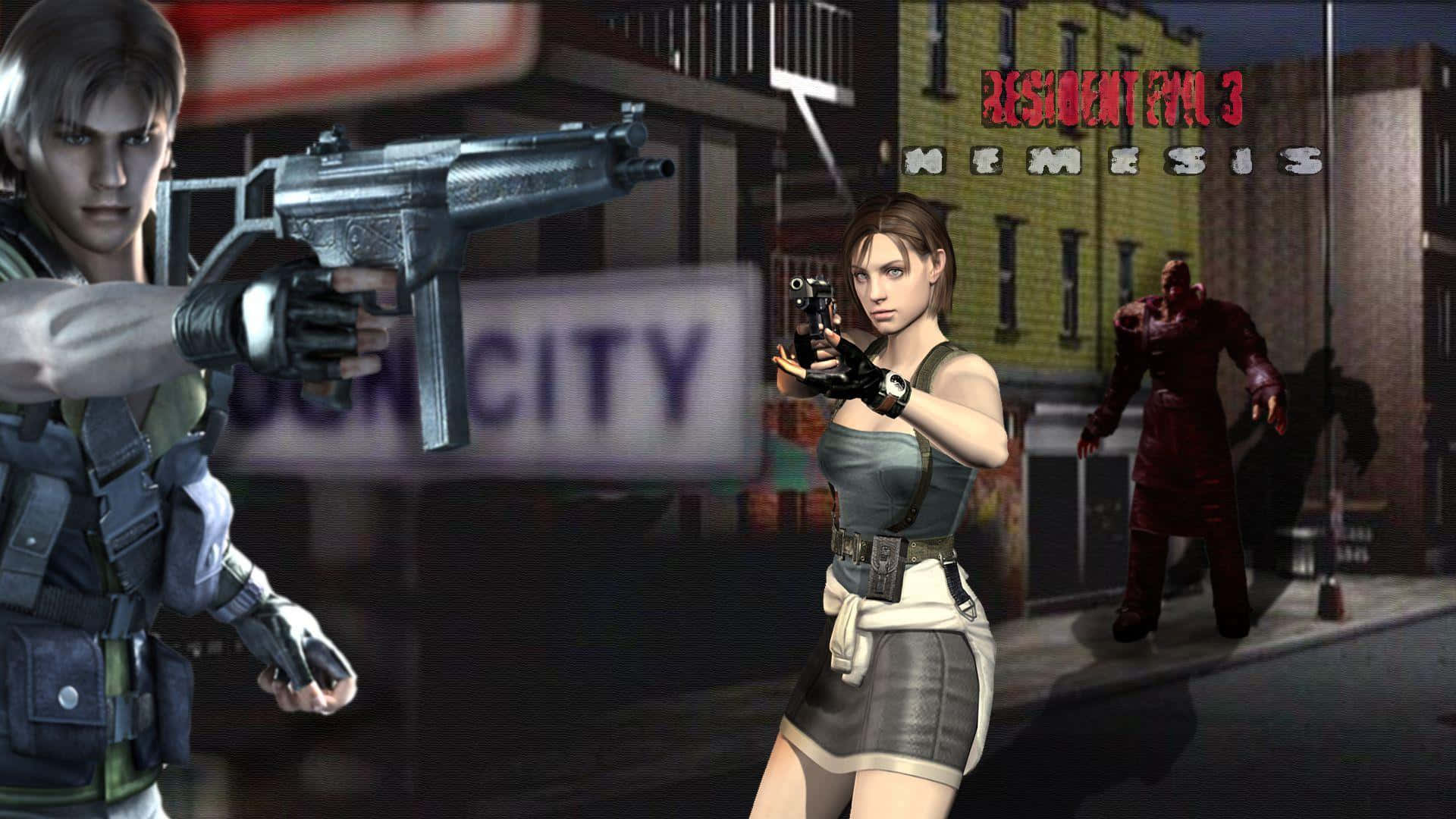 Resident Evil, Nemesis, tactical gear, Full HD Desktop Wallpaper