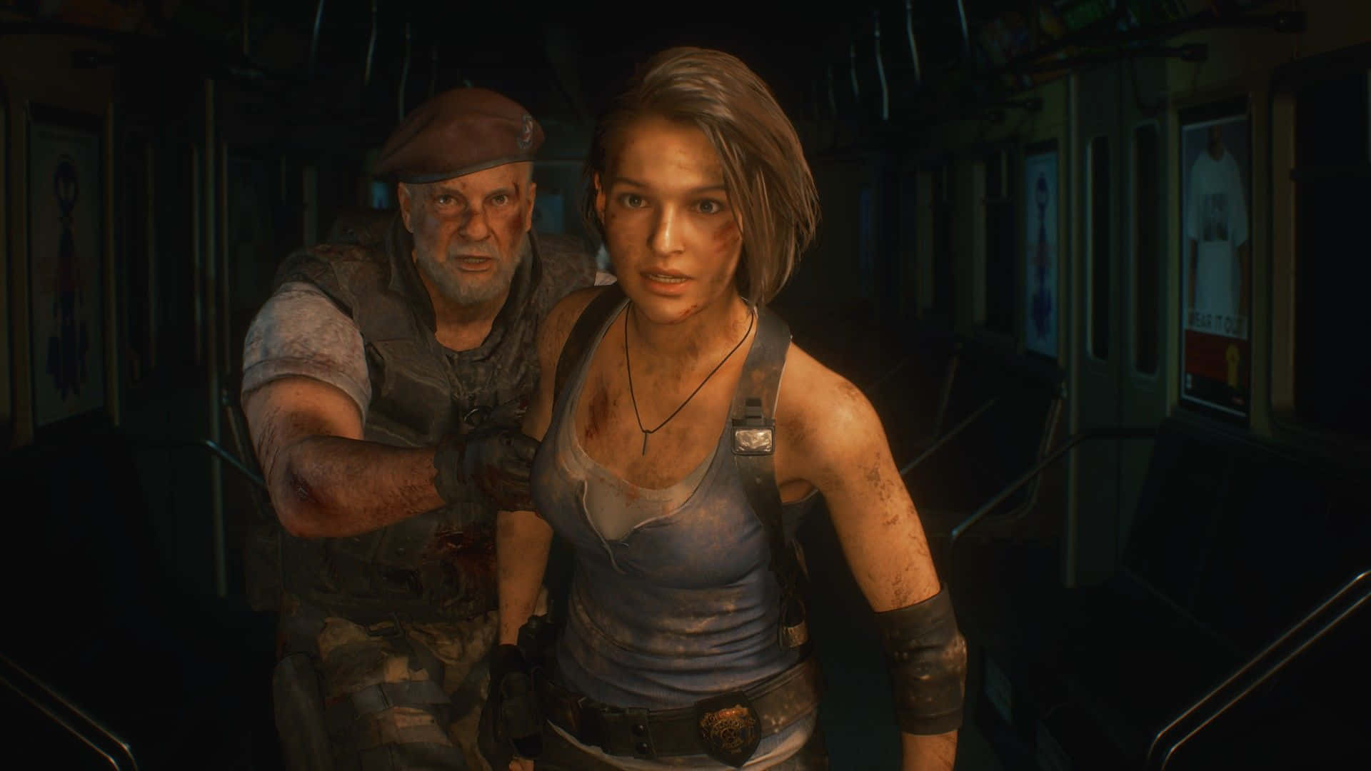 Nemesis, Resident Evil, subway car, Full HD Desktop Wallpaper