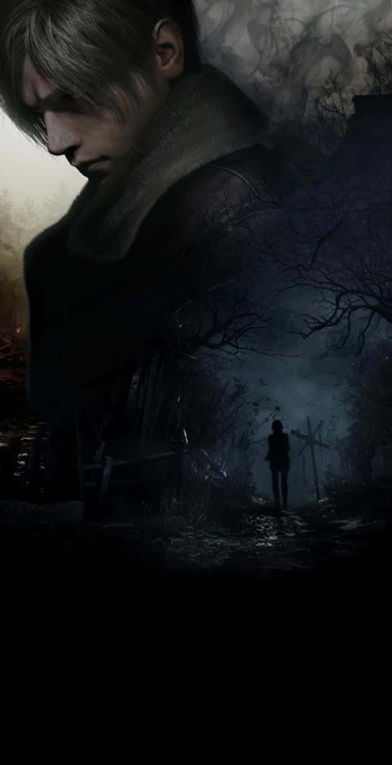 Resident Evil Outbreak, silhouette, fur-lined coat, HD Phone Wallpaper