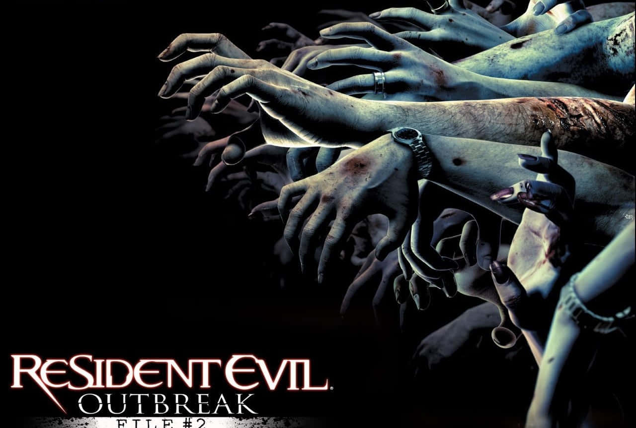 Resident Evil Outbreak File 2, zombie arms, bloodied hands, HD Desktop Wallpaper