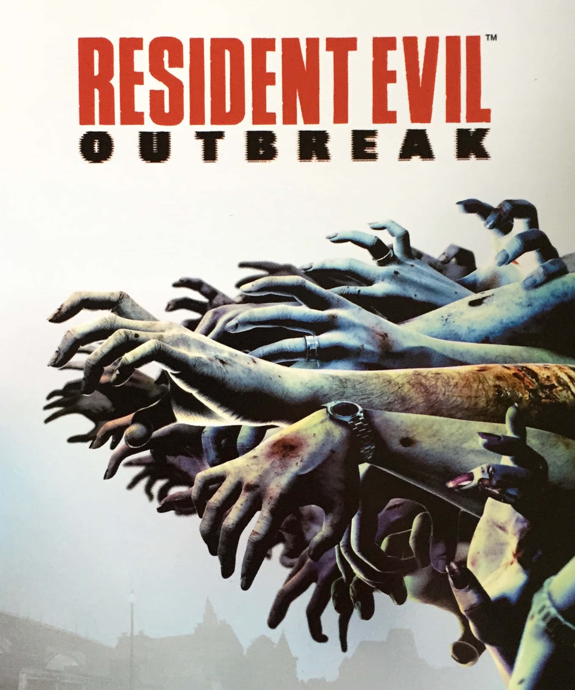Resident Evil Outbreak, zombie hands, pale, Full HD Phone Wallpaper