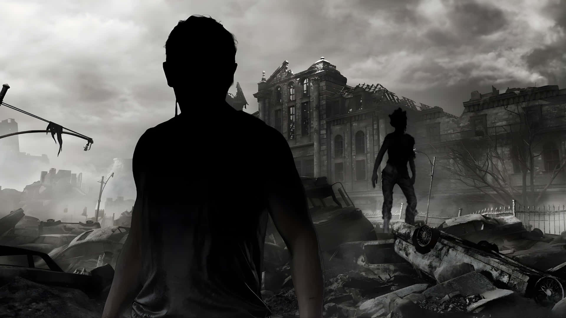Resident Evil Requiem, apocalypse, ruined city, Full HD Desktop Wallpaper